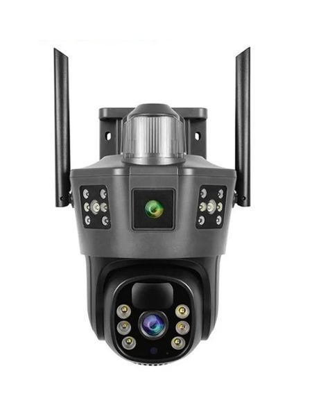 4G уличная камера с двойной линзой и автономным питанием 24&times;22&times;17 см T_0100202 фото