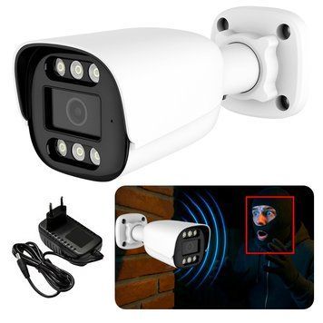 Wi-Fi камера видеонаблюдения 2 МП, 1080p, угол обзора 120&deg;, ночное видение, белая T_0100205 фото