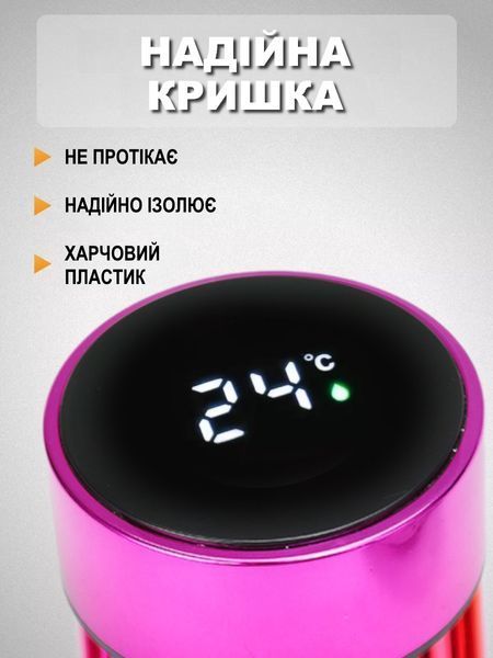 Термос із сенсорним індикатором температури та ситечком, 500 мл, градієнт Т_2924 фото