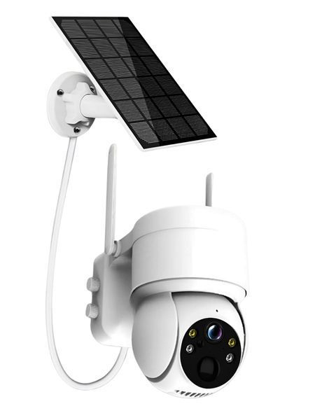 Wi-Fi камера зовнішнього спостереження з поворотом 360&deg;, Full HD, мікрофоном, нічною зйомкою та живленням від сонячної панелі T_0100125 фото